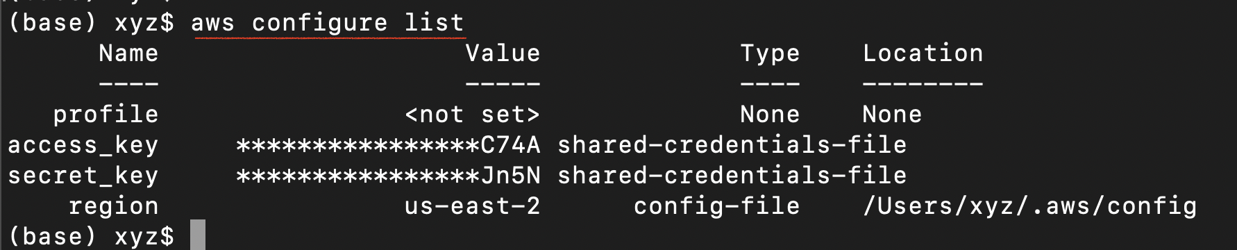 Mac/Linux: A successful configuration
