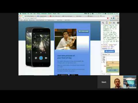 screen capture of video