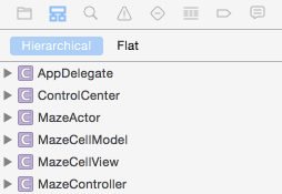 The Navigator gives us many options for viewing a project.