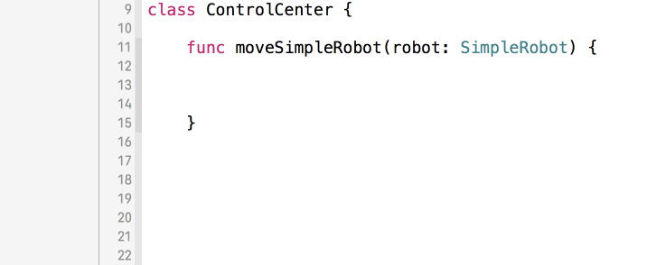 Xcode can predict how to complete our instructions based on what is typed.