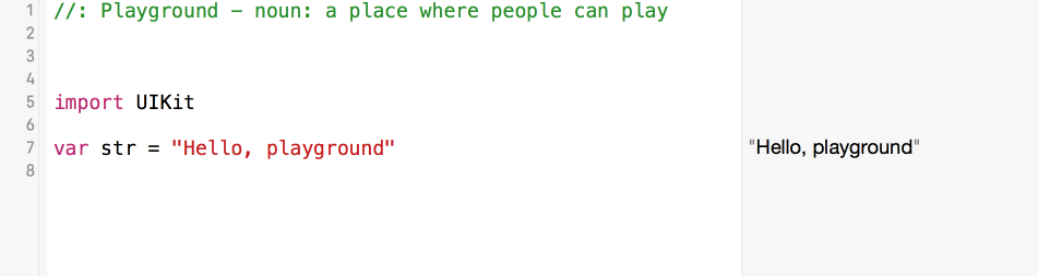In this example, we add a single-line and multi-line comment.