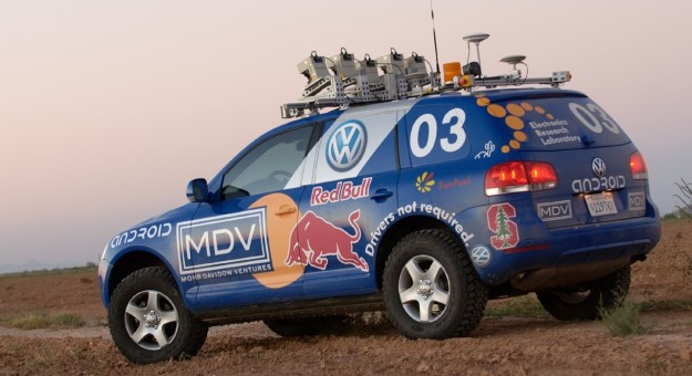 Stanley - The car that Sebastian Thrun and his team at Stanford built to win the DARPA Grand Challenge.