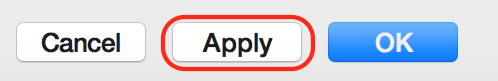 Click Apply... then Okay!