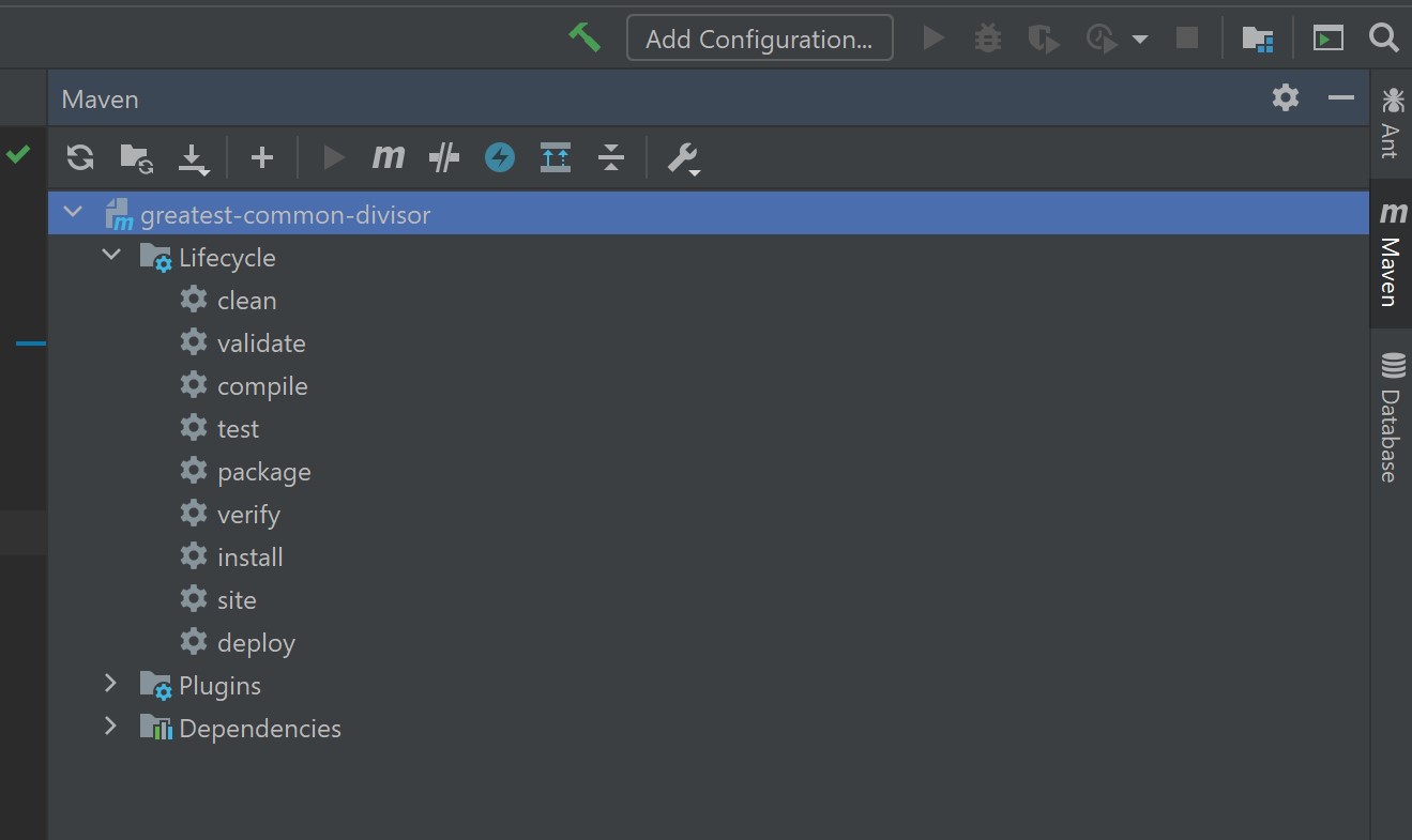 Maven Lifecycle Phases in IntelliJ