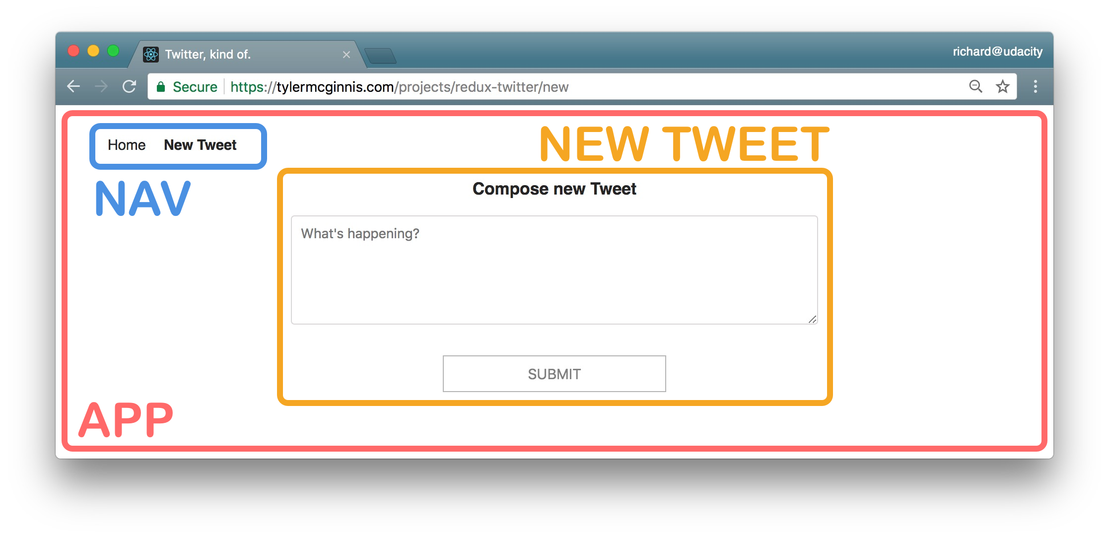 New Tweet view broken up into Components.