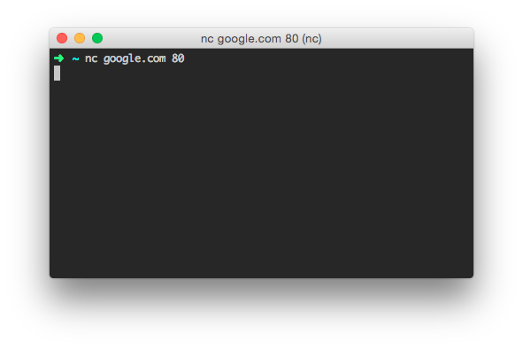 Netcat example