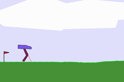 Use Deep Deterministic Policy Gradients (DDPG) to train a robot to walk.