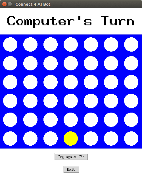 Use Monte Carlo Tree Search to play Connect 4. ([Source](https://github.com/Alfo5123/Connect4))