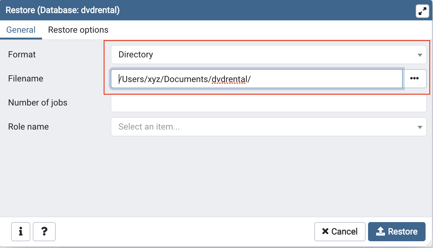 Provide source format and path